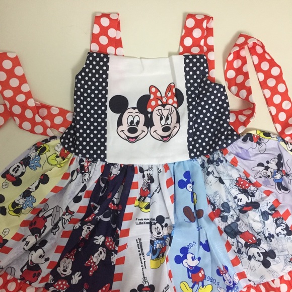 Minnie Mouse Mickey Mouse Cute Twirl Dress - Picture 5 of 11
